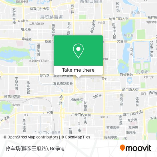 停车场(醇亲王府路) map