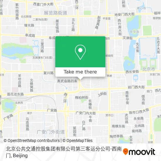 北京公共交通控股集团有限公司第三客运分公司-西南门 map