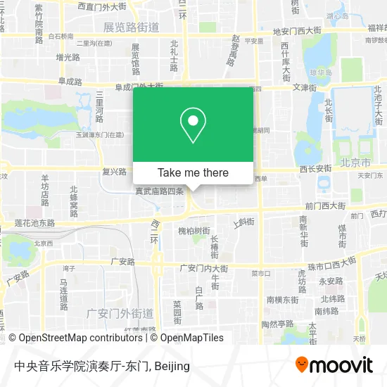 中央音乐学院演奏厅-东门 map