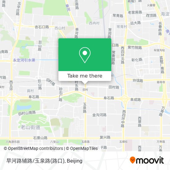 旱河路辅路/玉泉路(路口) map