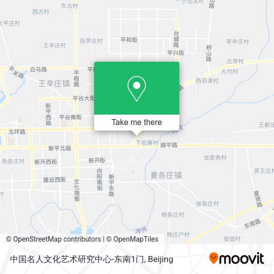 中国名人文化艺术研究中心-东南1门 map