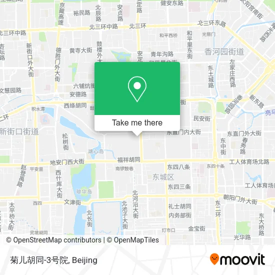 菊儿胡同-3号院 map