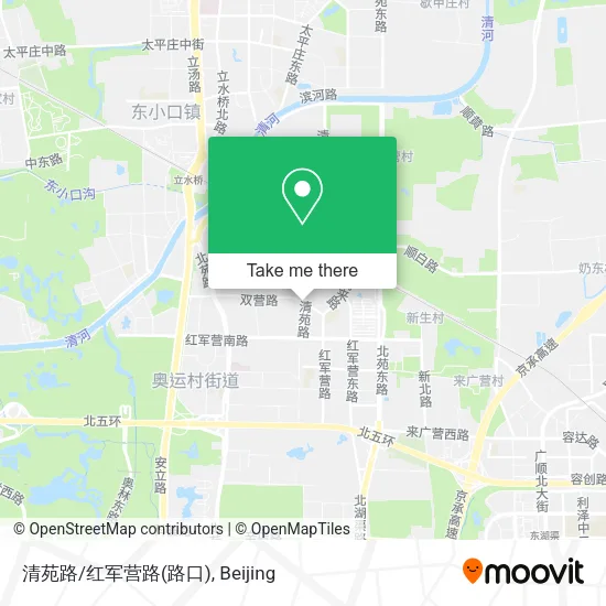 清苑路/红军营路(路口) map