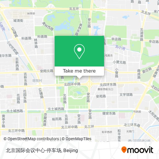 北京国际会议中心-停车场 map