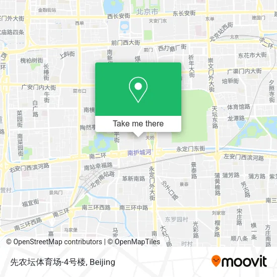 先农坛体育场-4号楼 map