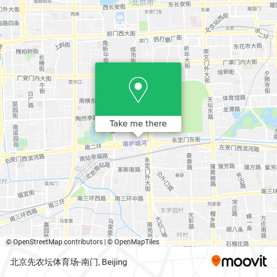 北京先农坛体育场-南门 map