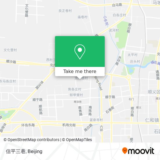 信平三巷 map