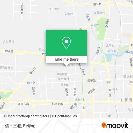 信平三巷 map