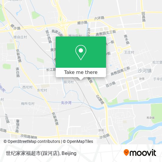 世纪家家福超市(踩河店) map