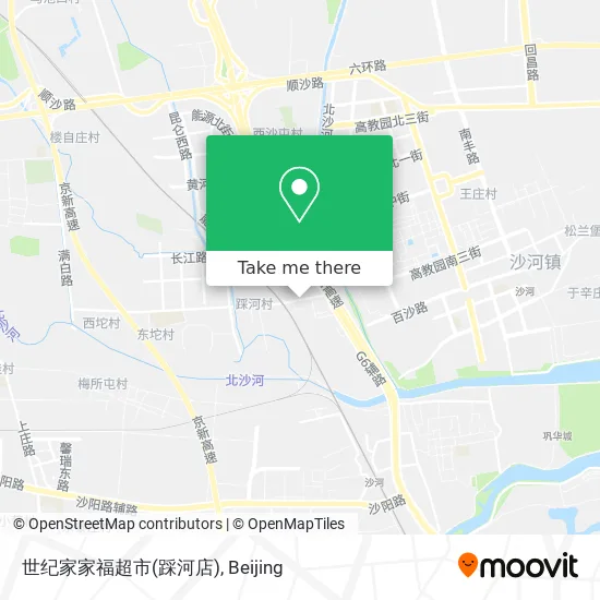 世纪家家福超市(踩河店) map