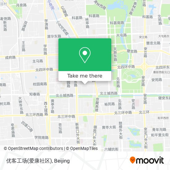 优客工场(爱康社区) map