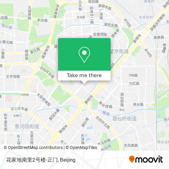 花家地南里2号楼-正门 map