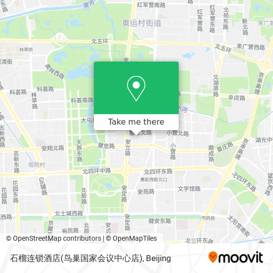 石榴连锁酒店(鸟巢国家会议中心店) map