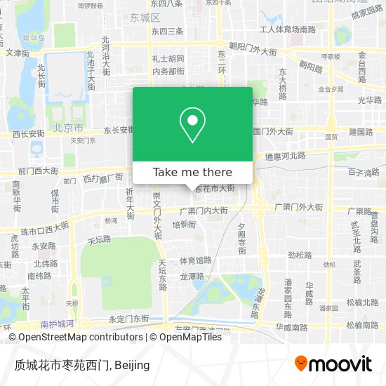质城花市枣苑西门 map