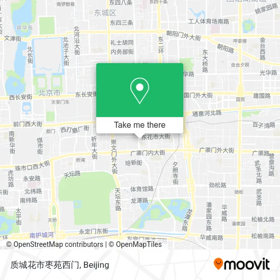质城花市枣苑西门 map