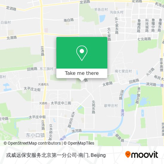 戎威远保安服务北京第一分公司-南门 map