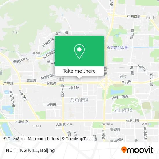 NOTTING NILL map