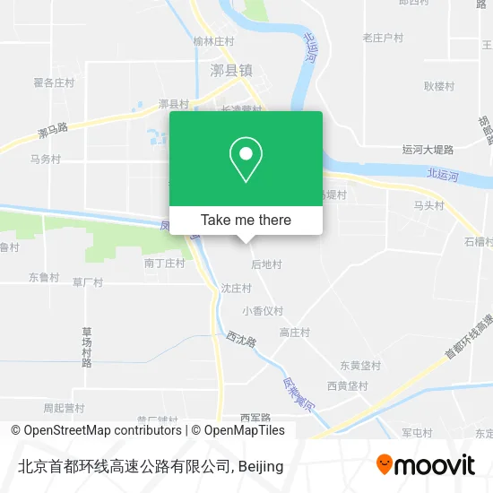 北京首都环线高速公路有限公司 map