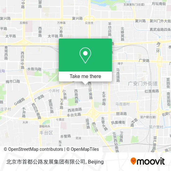 北京市首都公路发展集团有限公司 map