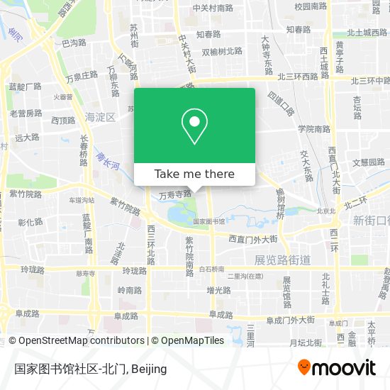 国家图书馆社区-北门 map