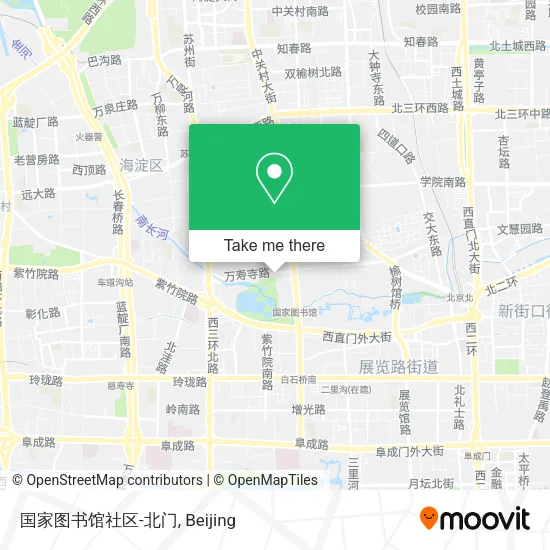 国家图书馆社区-北门 map