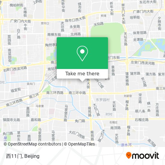 西11门 map