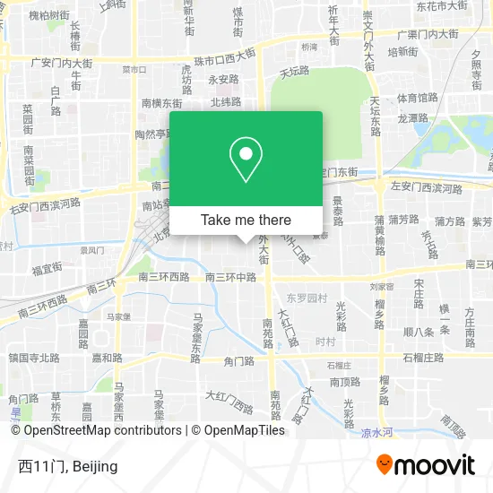 西11门 map