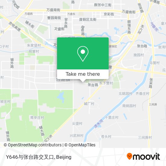 Y646与张台路交叉口 map