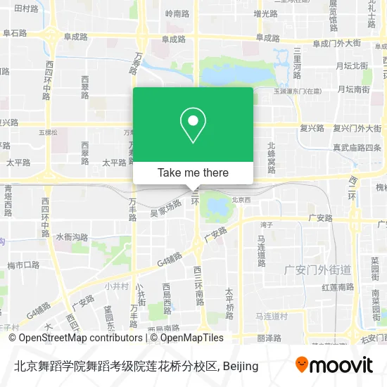 北京舞蹈学院舞蹈考级院莲花桥分校区 map