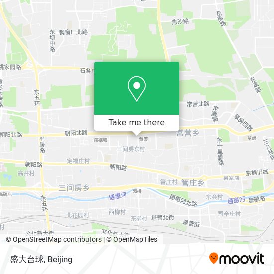 盛大台球 map