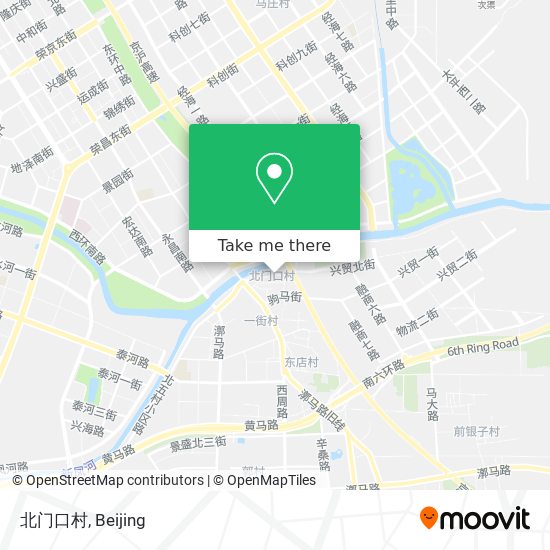 北门口村 map