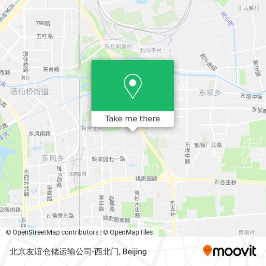 北京友谊仓储运输公司-西北门 map