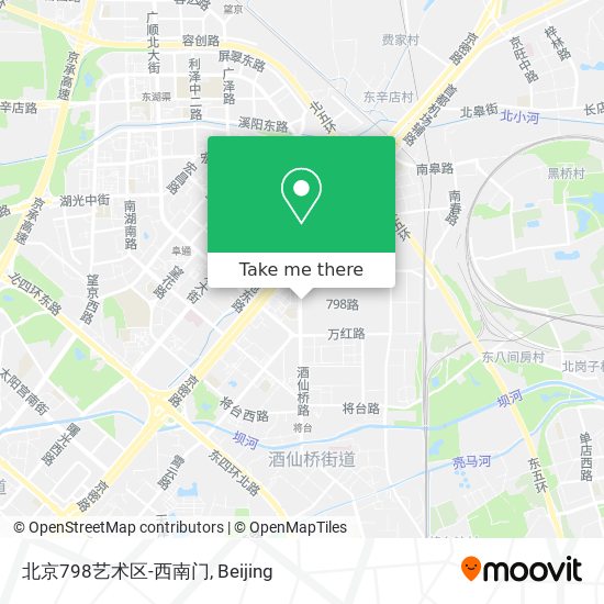 北京798艺术区-西南门 map