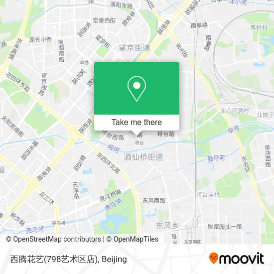 西腾花艺(798艺术区店) map