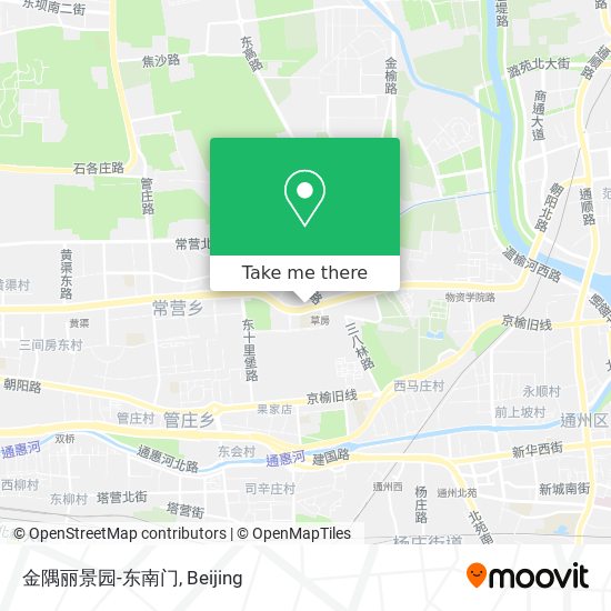 金隅丽景园-东南门 map
