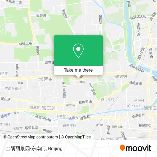 金隅丽景园-东南门 map