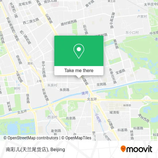 南彩儿(天兰尾货店) map