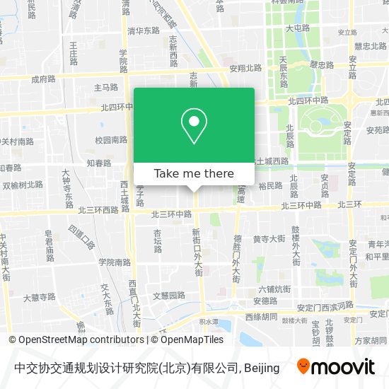 中交协交通规划设计研究院(北京)有限公司 map