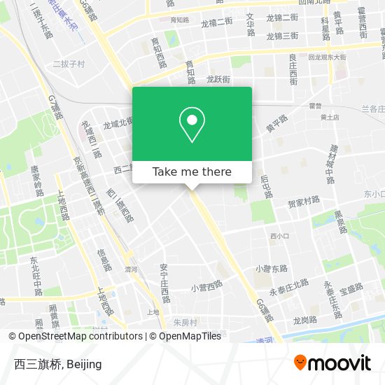 西三旗桥 map