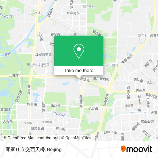 顾家庄立交西天桥 map