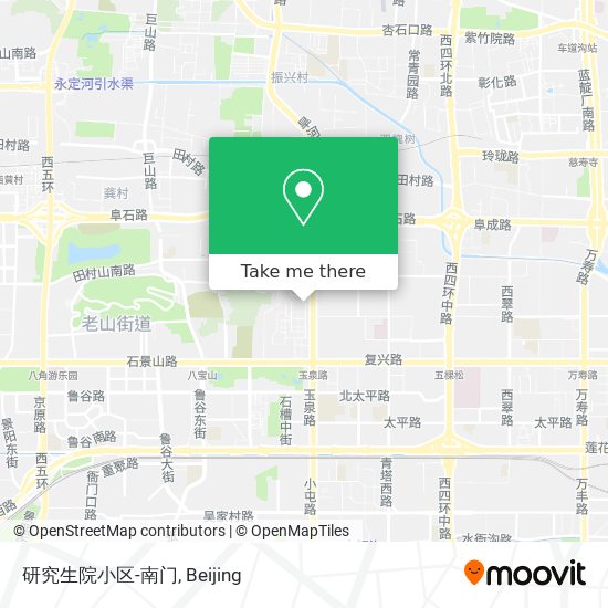 研究生院小区-南门 map