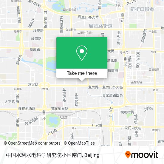 中国水利水电科学研究院小区南门 map
