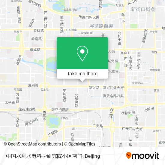 中国水利水电科学研究院小区南门 map