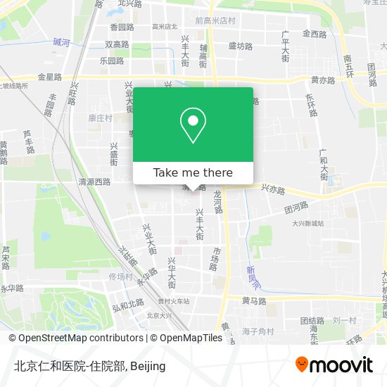 北京仁和医院-住院部 map
