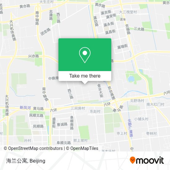 海兰公寓 map