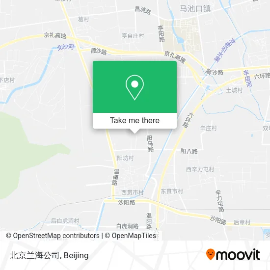 北京兰海公司 map