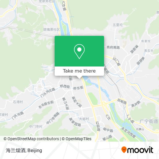 海兰烟酒 map