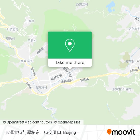 京潭大街与潭柘东二街交叉口 map