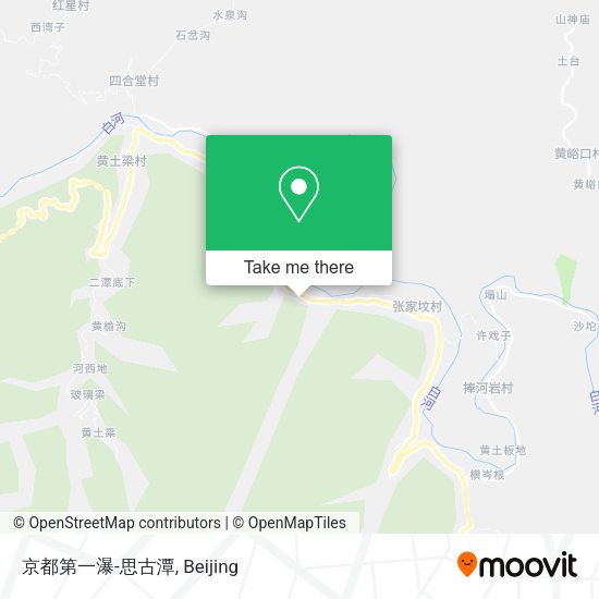 京都第一瀑-思古潭 map