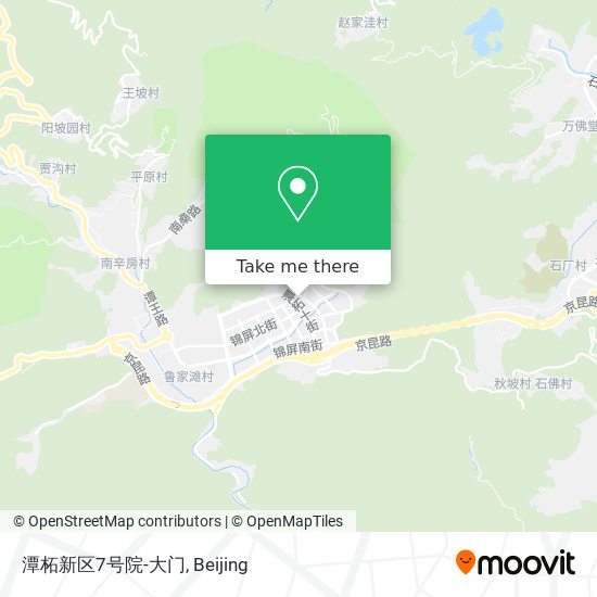 潭柘新区7号院-大门 map